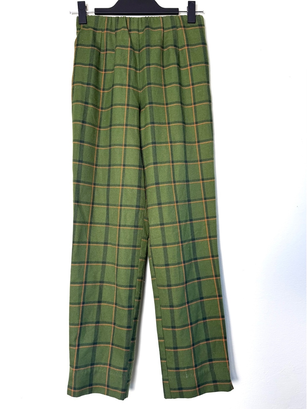Green plaid Simon Miller pants Blue Label Boo flannel size S